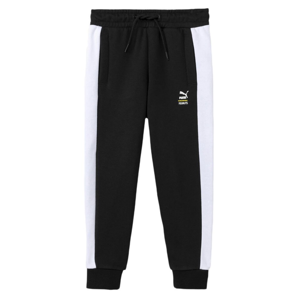  PUMA×PEANUTS キッズ T7 トラックパンツ 599461 01 BLK
