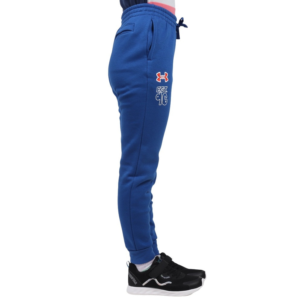 アンダーアーマー（UNDER ARMOUR）（キッズ）ライバルフリース スケッチパック ジョガーパンツ 1386720 432