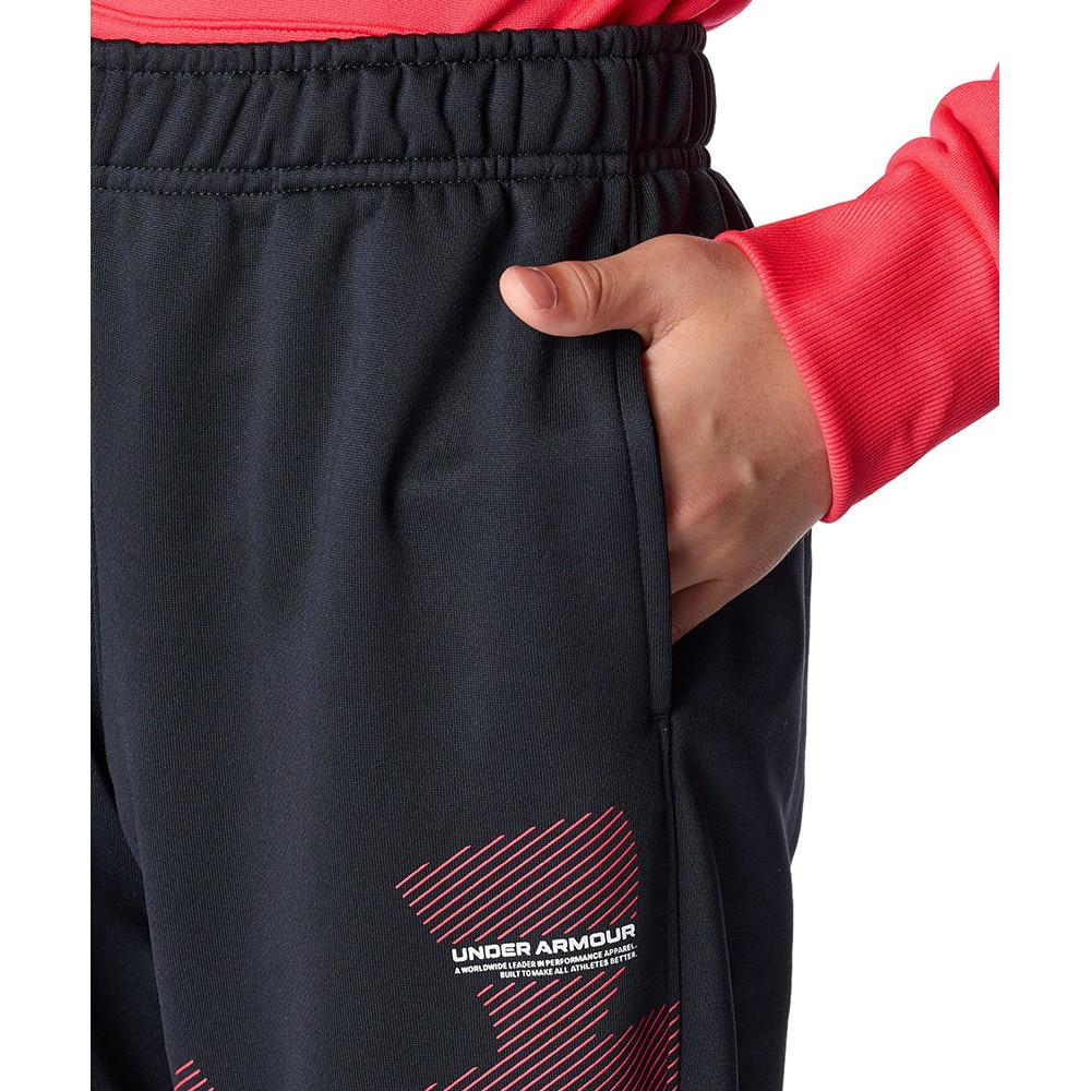 アンダーアーマー（UNDER ARMOUR）（キッズ）テックテリー ビッグロゴ ジョガーパンツ 6007818 001