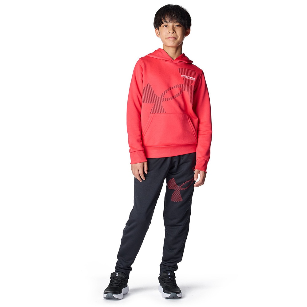 アンダーアーマー（UNDER ARMOUR）（キッズ）テックテリー ビッグロゴ ジョガーパンツ 6007818 001