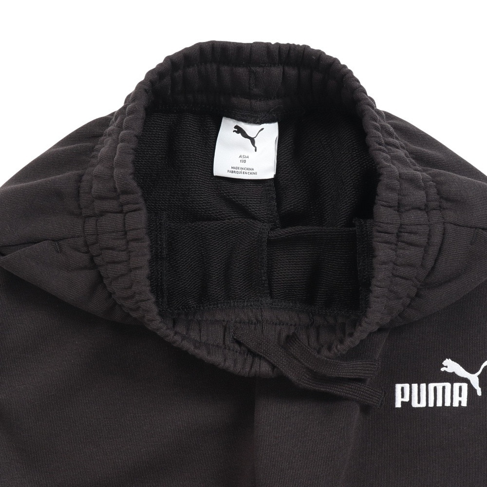 プーマ（PUMA）（キッズ）ジュニア エッセンシャル NO.1 ロゴ スウェットパンツ 687796 01 BLK