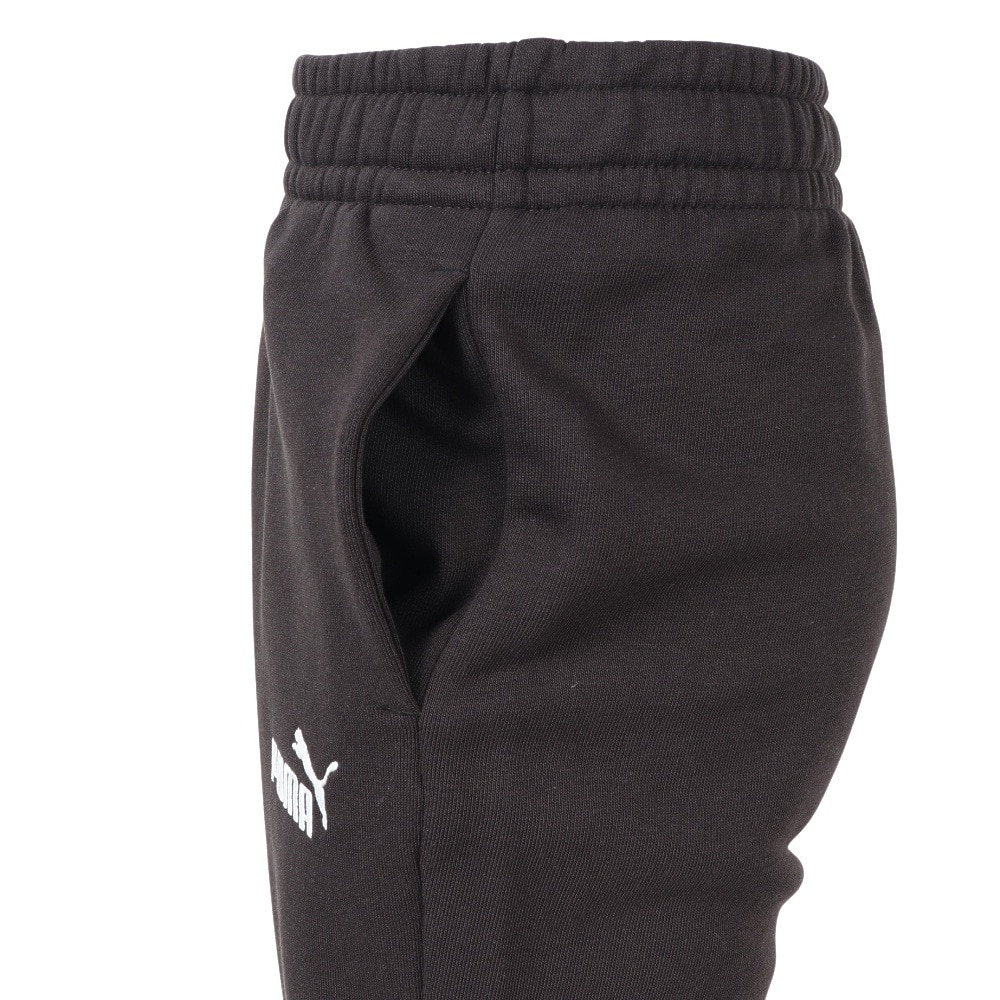 プーマ（PUMA）（キッズ）ジュニア エッセンシャル NO.1 ロゴ スウェットパンツ 687796 01 BLK