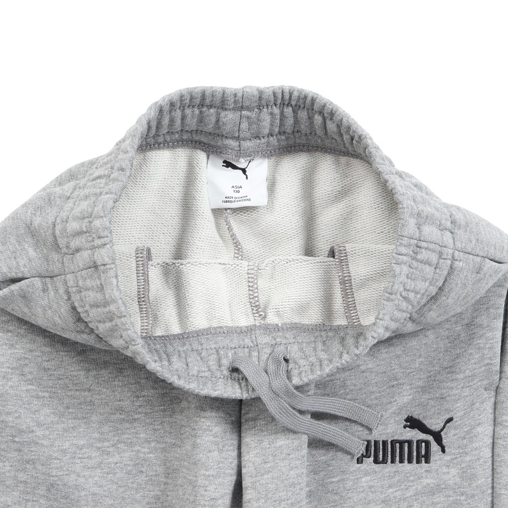 プーマ（PUMA）（キッズ）ジュニア エッセンシャル NO.1 ロゴ スウェットパンツ 687796 03 GRY
