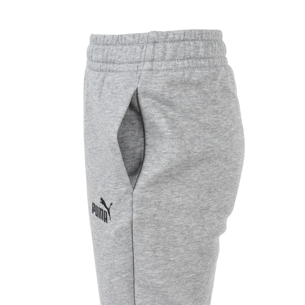 プーマ（PUMA）（キッズ）ジュニア エッセンシャル NO.1 ロゴ スウェットパンツ 687796 03 GRY