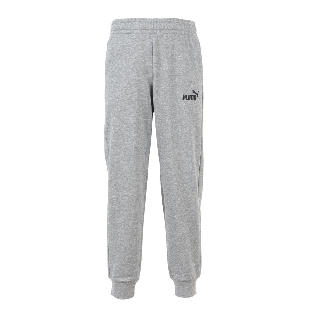 プーマ（PUMA）（キッズ）ジュニア エッセンシャル NO.1 ロゴ スウェットパンツ 687796 03 GRY