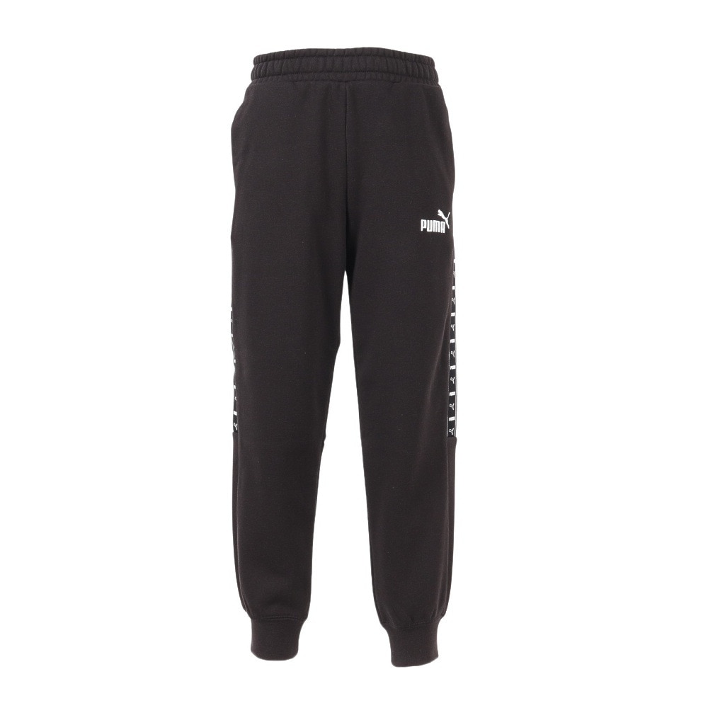プーマ（PUMA）（キッズ）ジュニア ESS TAPE スウェットパンツ FL 691148 01 BLK