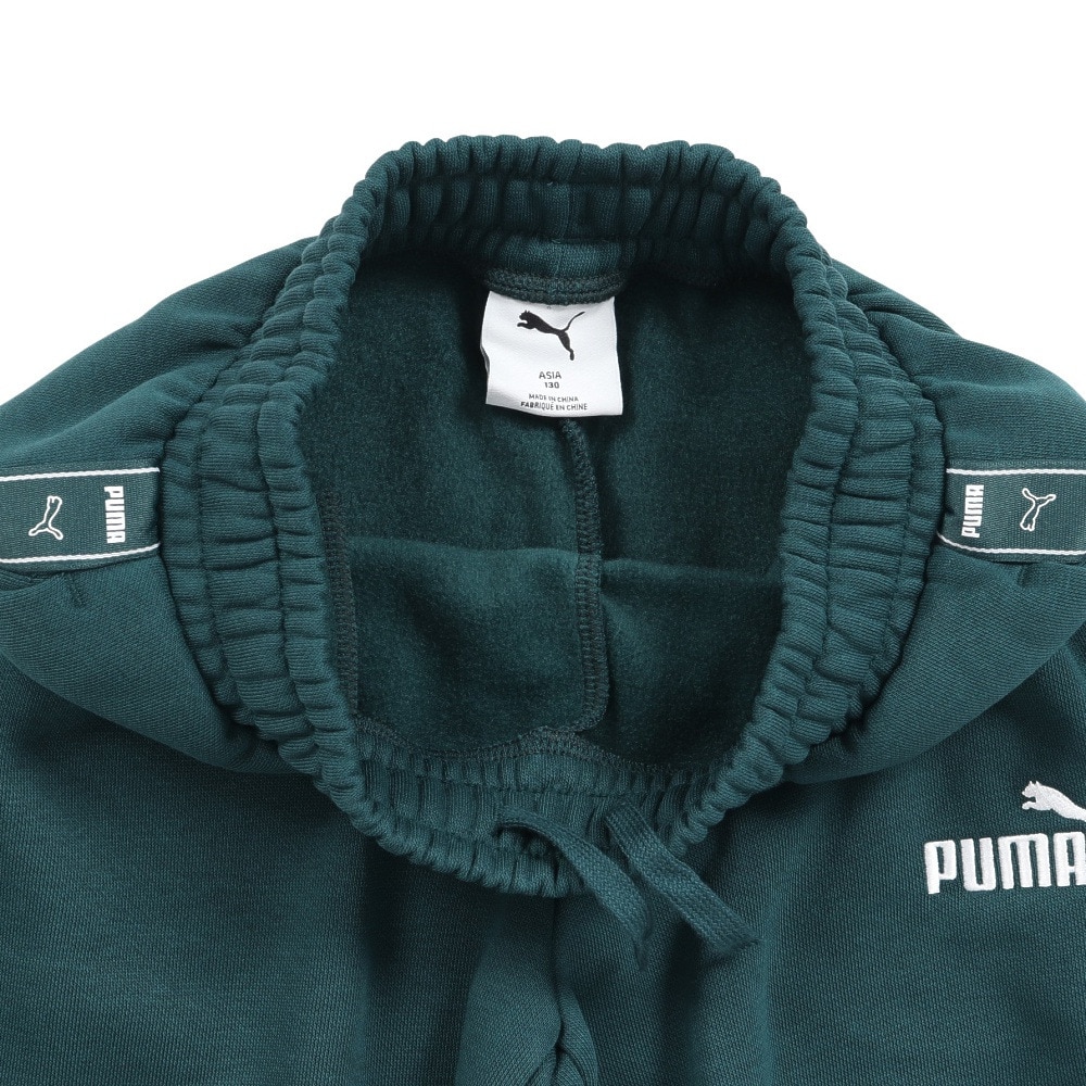 プーマ（PUMA）（キッズ）ジュニア ESS TAPE スウェットパンツ FL 691148 75 DGRN