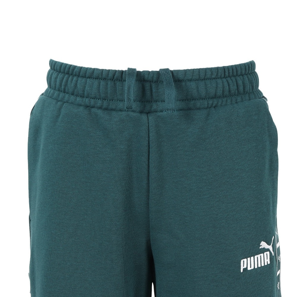 プーマ（PUMA）（キッズ）ジュニア ESS TAPE スウェットパンツ FL 691148 75 DGRN