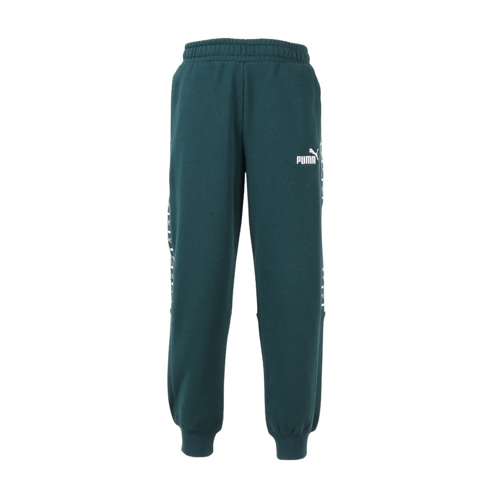 プーマ（PUMA）（キッズ）ジュニア ESS TAPE スウェットパンツ FL 691148 75 DGRN