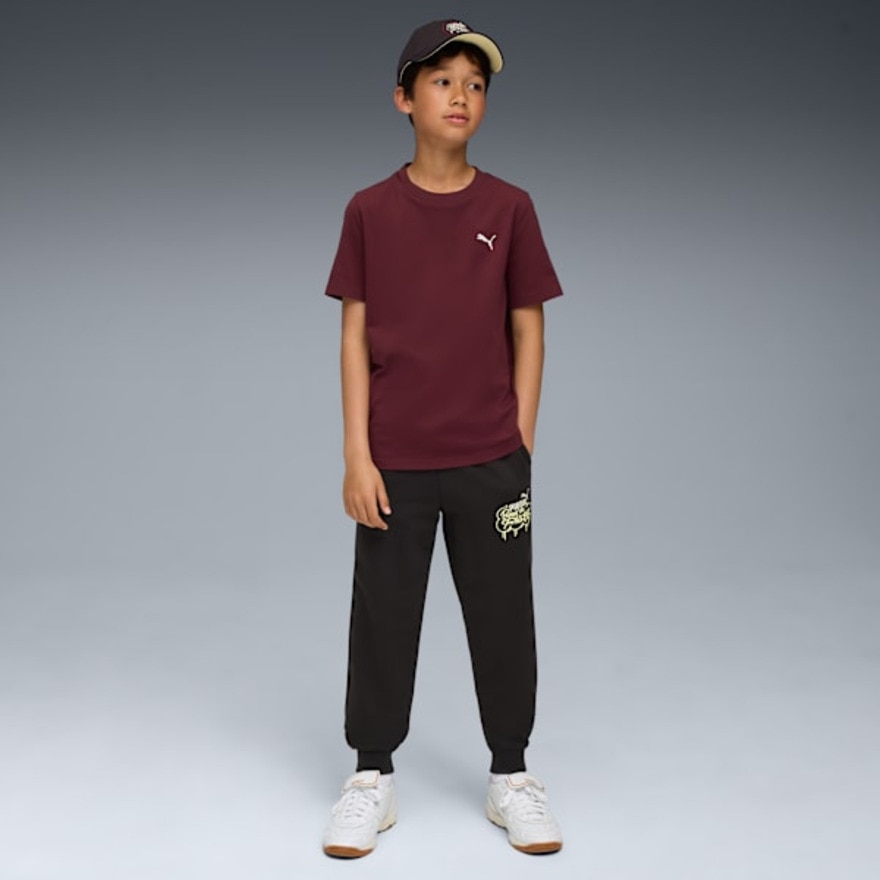 プーマ（PUMA）（キッズ）ミッド 90S スウェットパンツ 691164 01 BLK