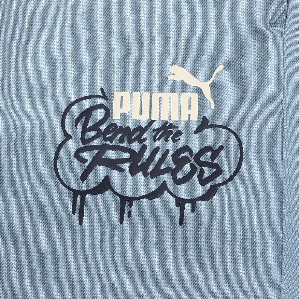 プーマ（PUMA）（キッズ）ミッド 90S スウェットパンツ 691164 34 LBLU