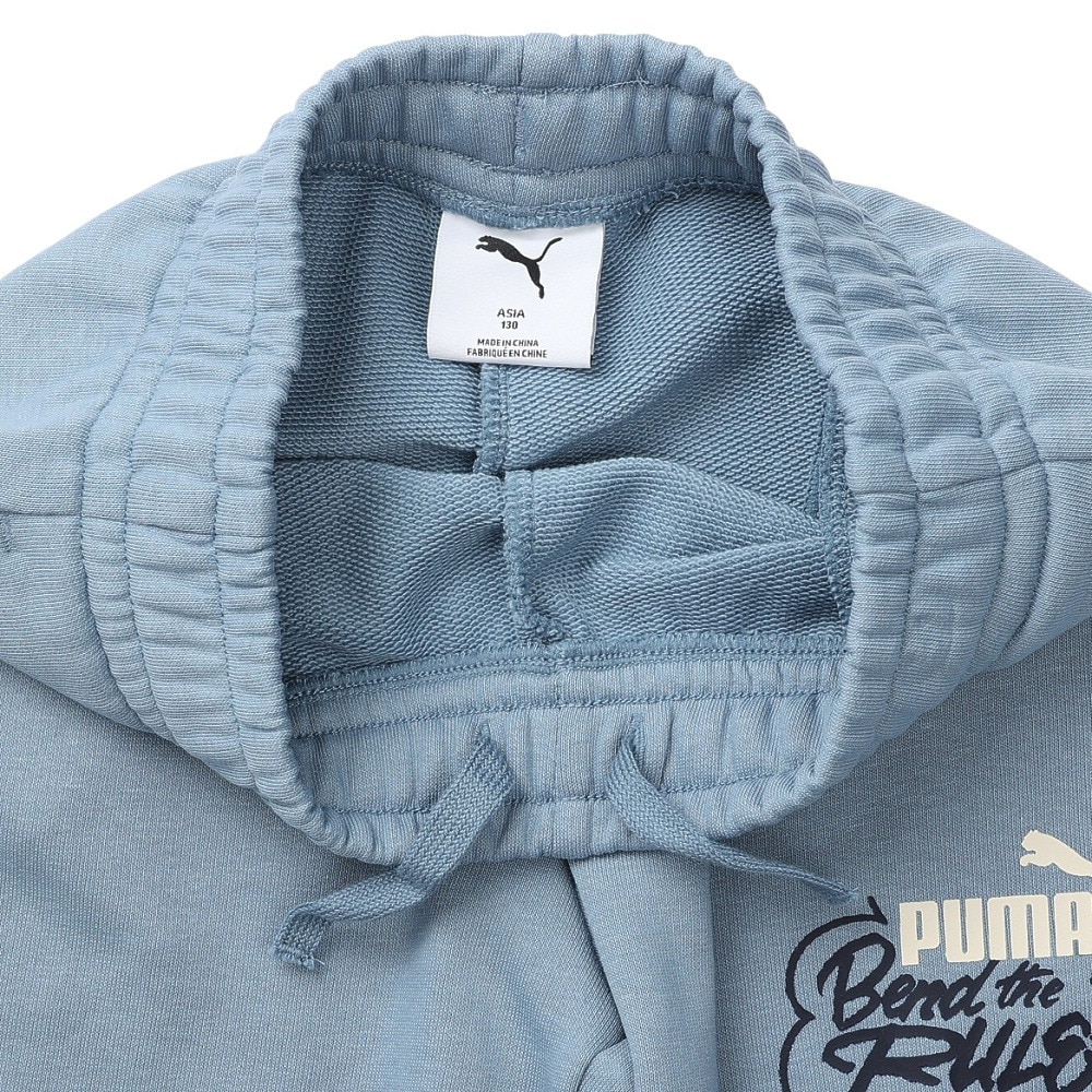 プーマ（PUMA）（キッズ）ミッド 90S スウェットパンツ 691164 34 LBLU