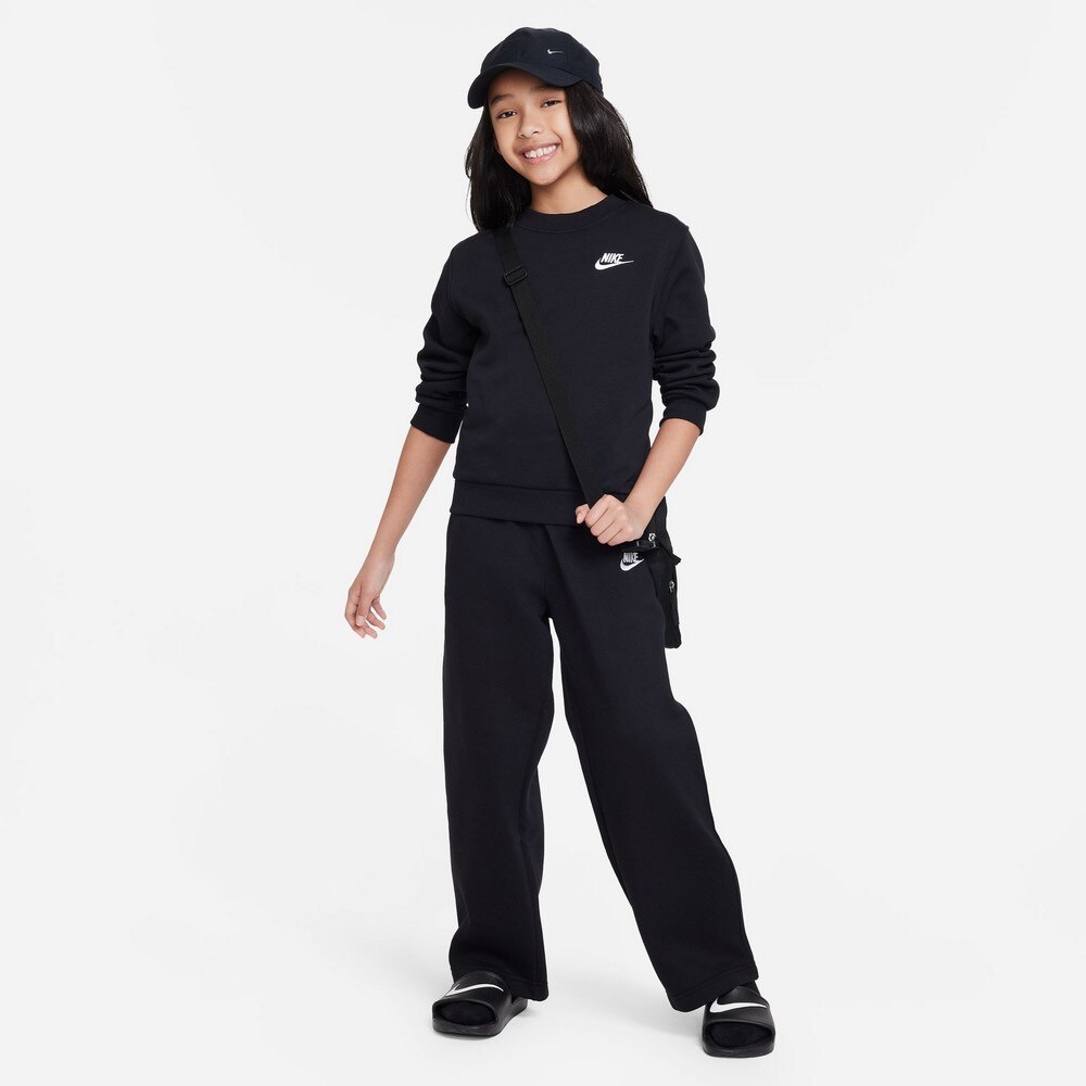 ナイキ（NIKE）（キッズ）ジュニア スポーツウェア クラブフリース ワイドレッグ パンツ FD2927-010