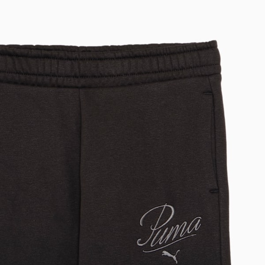 プーマ（PUMA）（キッズ）ESS スクリプト スウェットパンツ 裏起毛 691127 01 BLK