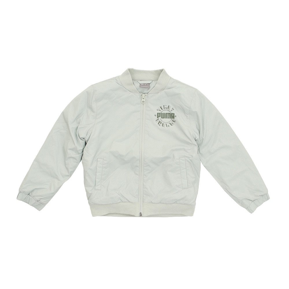 ＜スーパースポーツ ゼビオ＞ キッズ T4C ボンバー パデッド ジャケット 583080-49 GRY