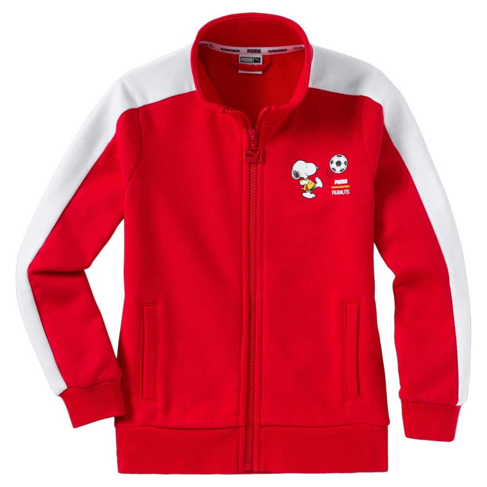 PUMA x PEANUTS キッズ T7 トラック ジャケット 599459 11 RED