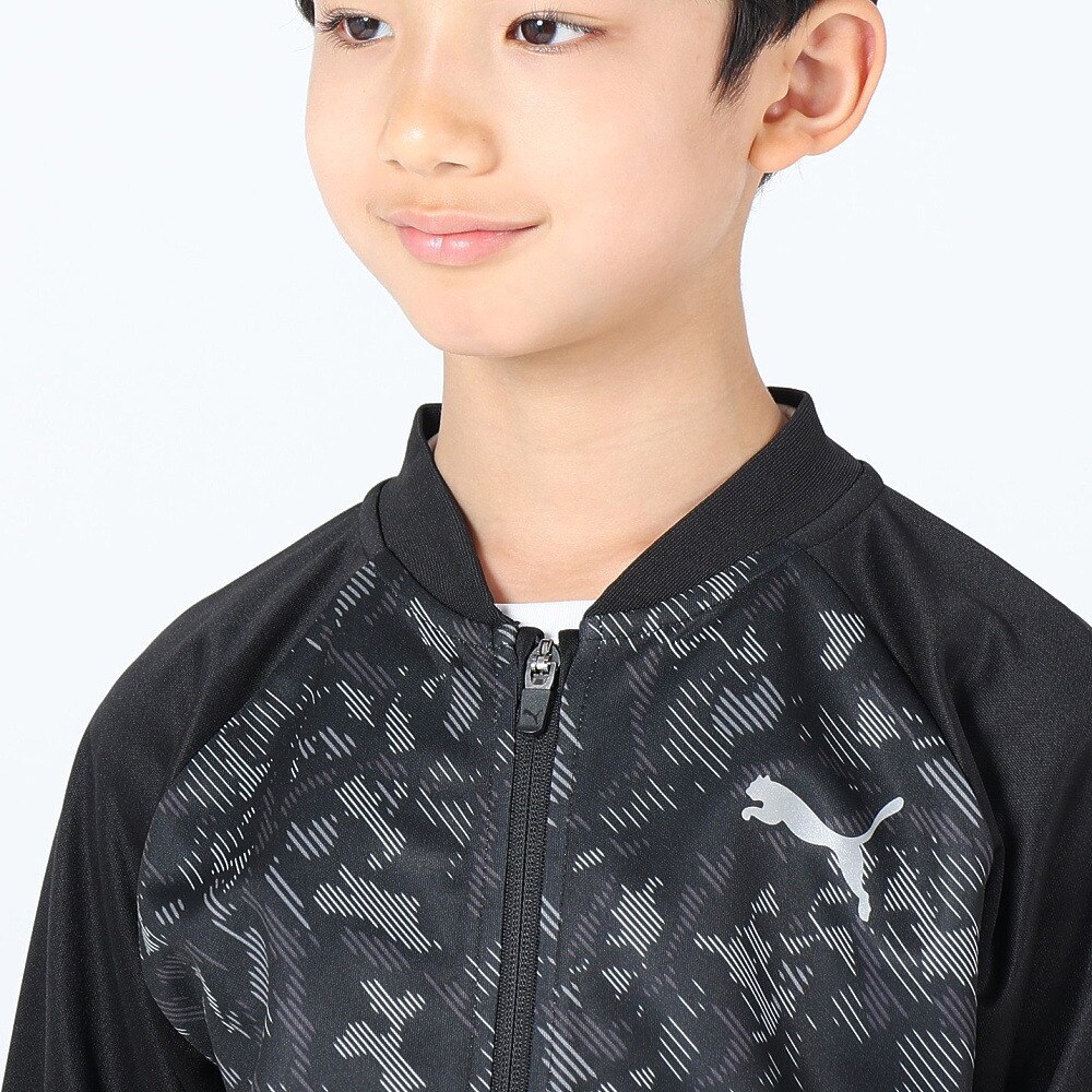 プーマ（PUMA）（キッズ）長袖 ジャージ キッズ ACTIVE SPORTS ポリ ジャケット 678547 01 BLK