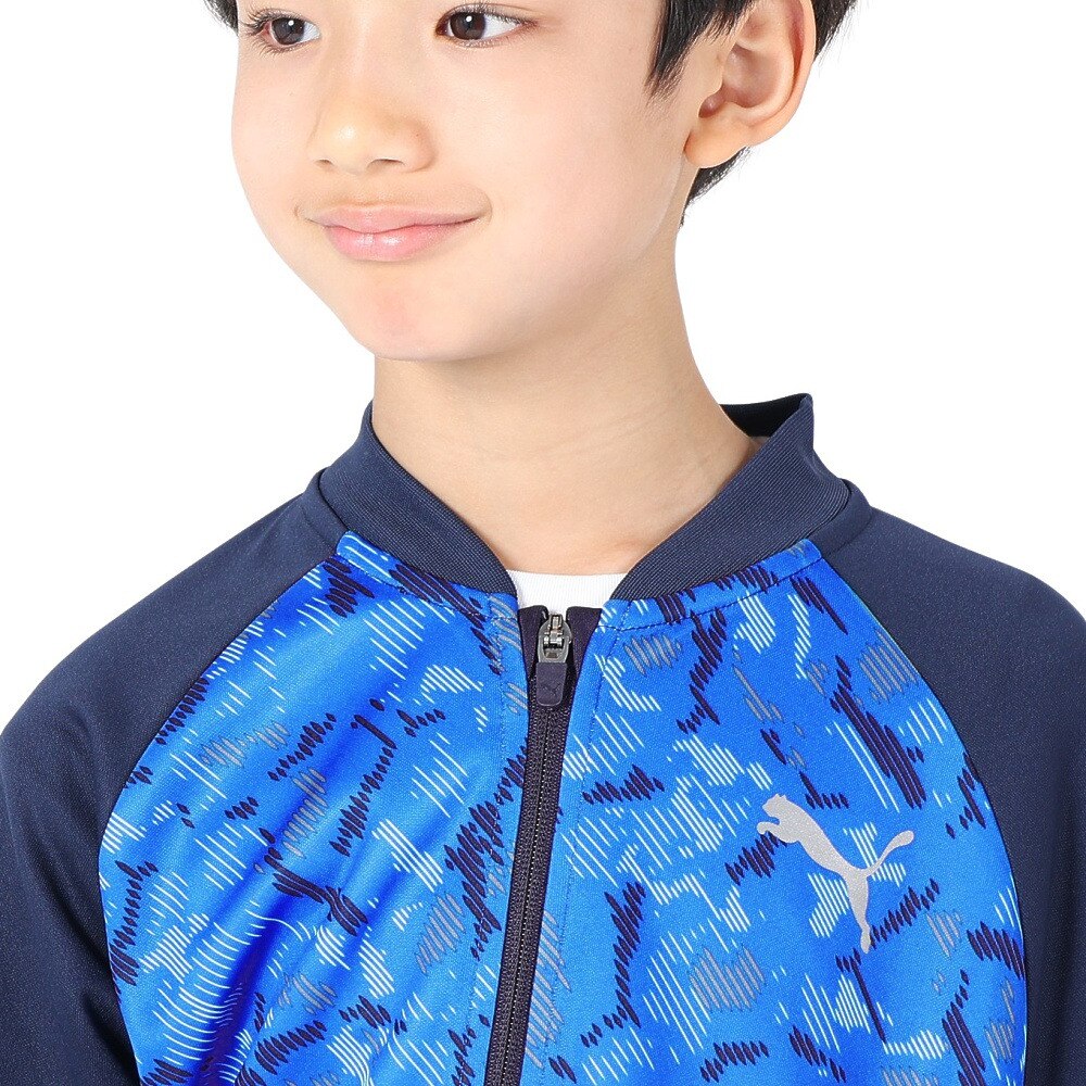 プーマ（PUMA）（キッズ）長袖 ジャージ キッズ  ACTIVE SPORTS ポリ ジャケット 678547 06 NVY