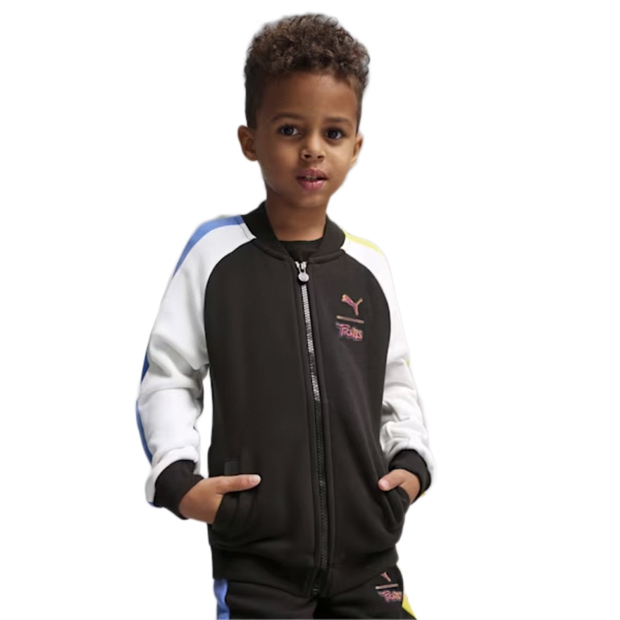 プーマ（PUMA）（キッズ）トロールズ T7 トラックジャケット 624853 01 BLK