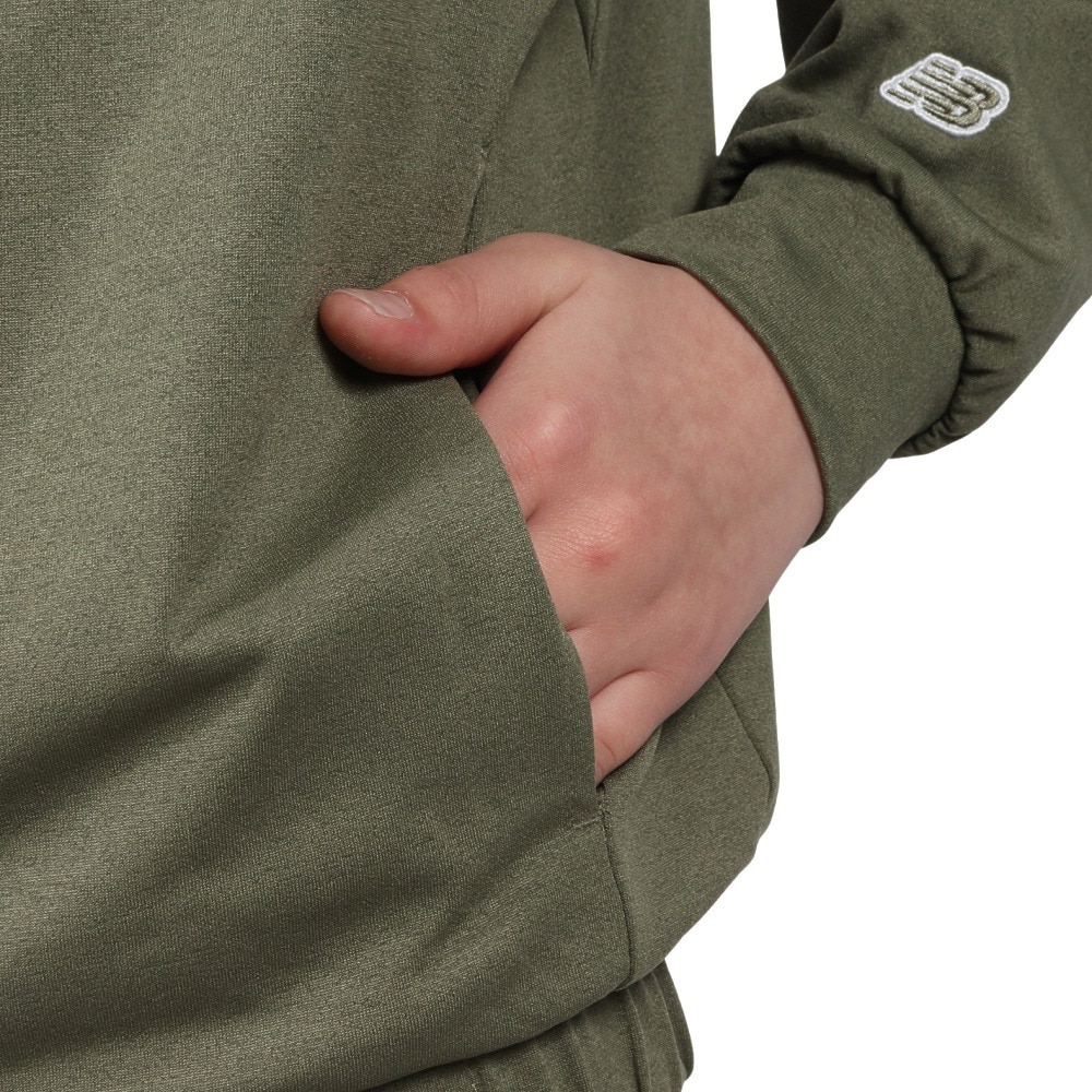 ニューバランス（new balance）（キッズ）UVアクティブ フルジップ 長袖 フーディ ABJ45500DEK