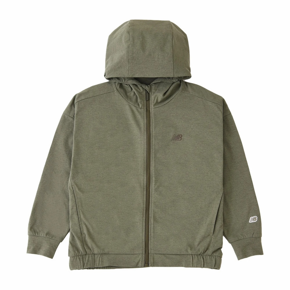 ニューバランス（new balance）（キッズ）UVアクティブ フルジップ 長袖 フーディ ABJ45500DEK