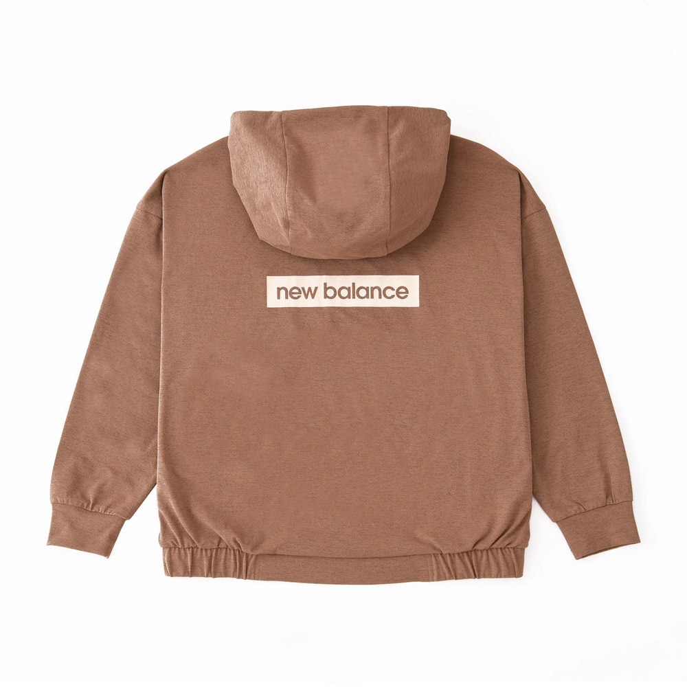 ニューバランス（new balance）（キッズ）UVアクティブ フルジップ 長袖 フーディ ABJ45500GIN