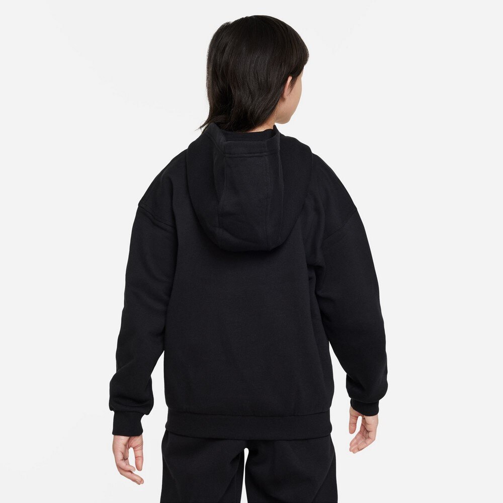 ナイキ（NIKE）（キッズ）ジュニア スポーツウェア クラブフリース オーバーサイズド フルジップ 長袖パーカー FD2931-010