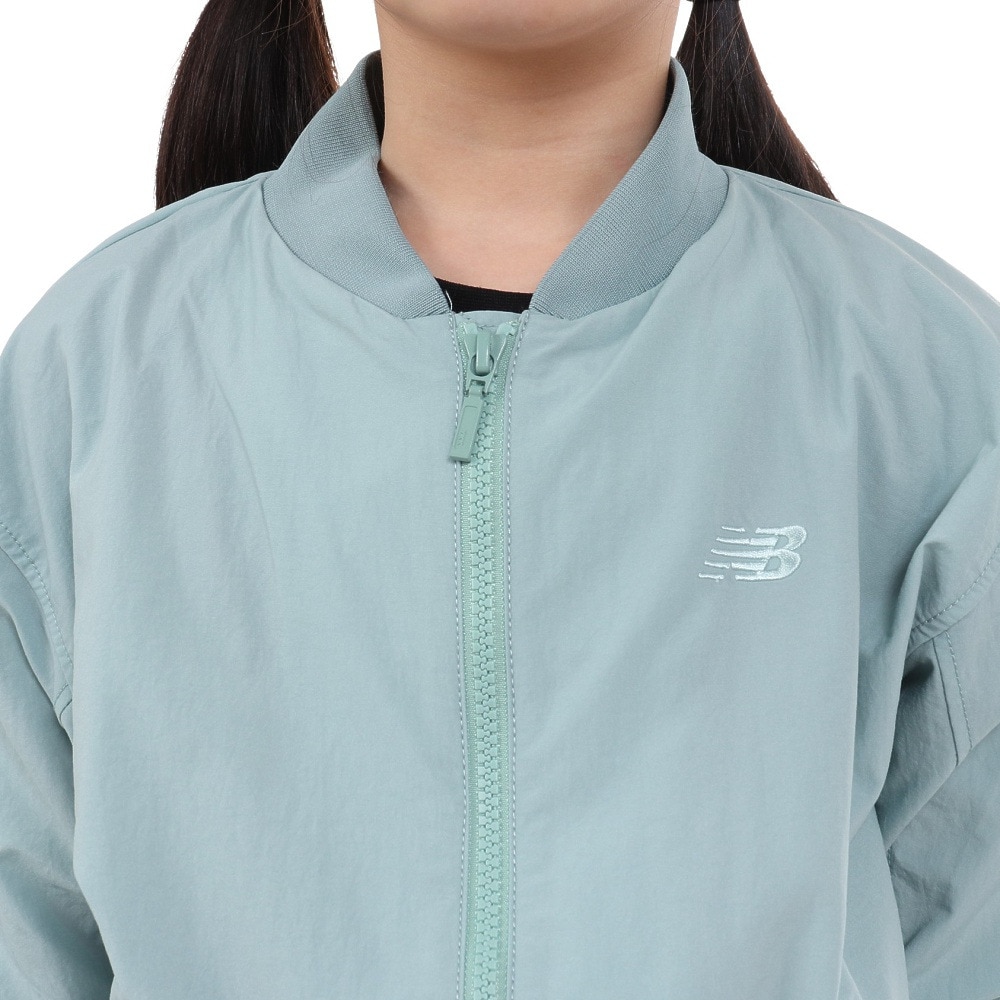 ニューバランス（new balance）（キッズ）ボンバージャケット 裏なし ABJ45056SAM