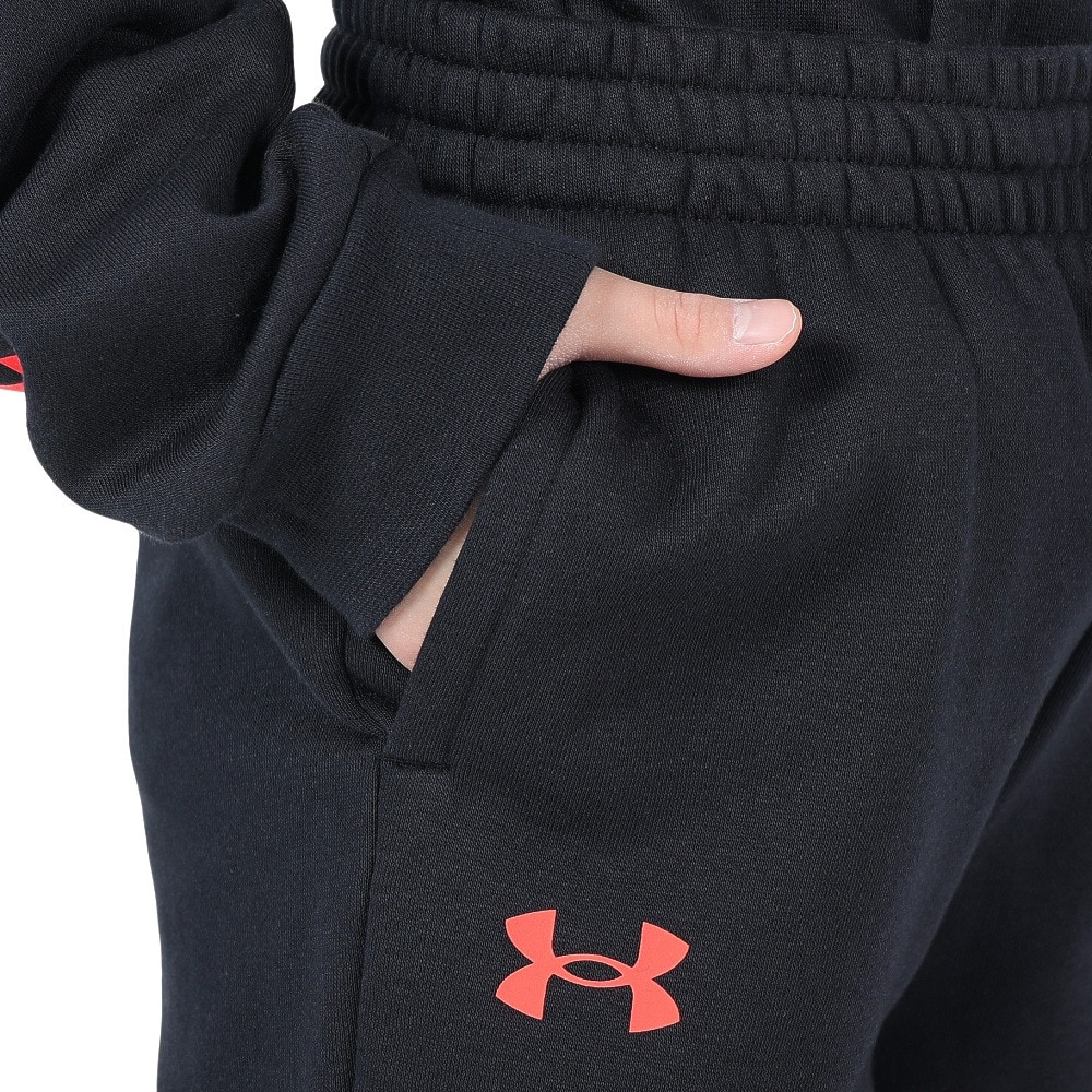 アンダーアーマー（UNDER ARMOUR）（キッズ）ジュニア ライバルフリース スーツ セットアップ 1379802 001