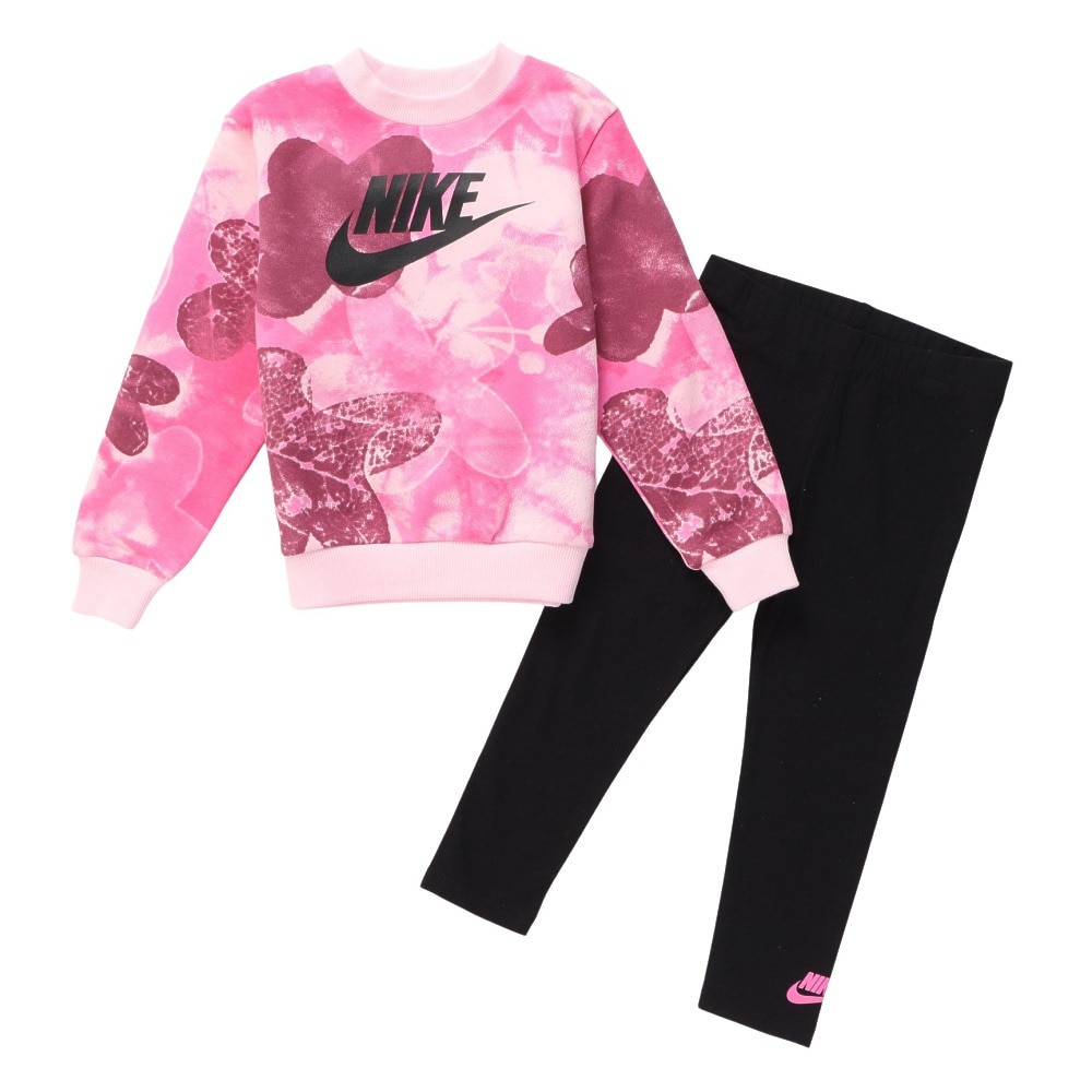 NIKE トレーナー キッズ 上下セット CREW LEGGING SET 36L065-023 １１５ 90 ウェア