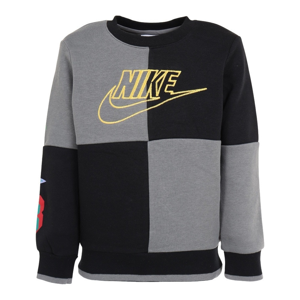 ナイキ（NIKE）（キッズ）ボーイズ NSW AMPLIFY FLC クルーネックプルオーバー 86J796-023
