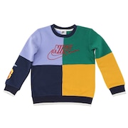 ナイキ（NIKE）（キッズ）ボーイズ NSW FLC クルー トレーナー 86J796-U90