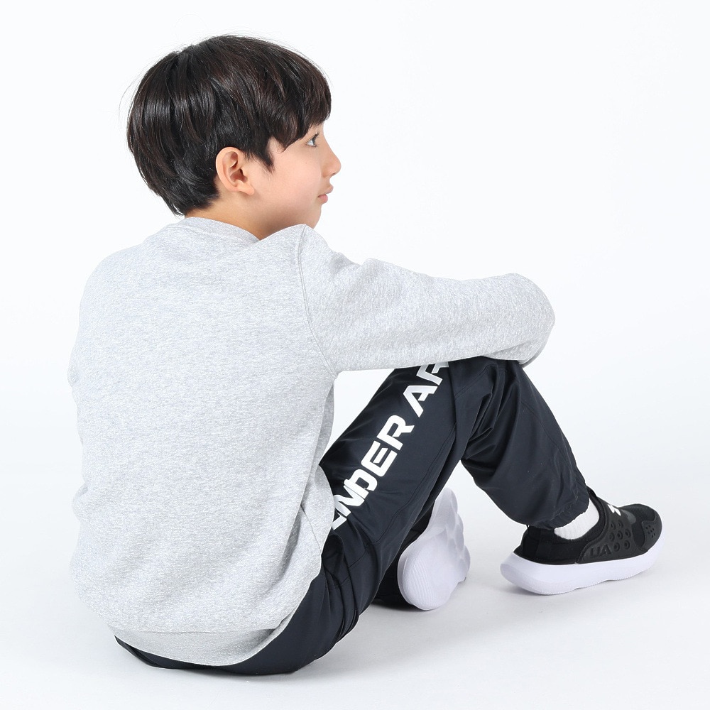 アンダーアーマー（UNDER ARMOUR）（キッズ）ジュニア エッセンシャルフリース クルー 1380380 011