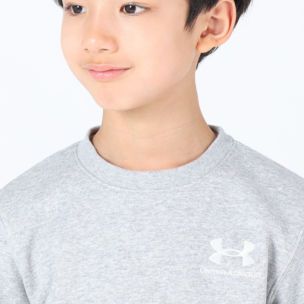 アンダーアーマー（UNDER ARMOUR）（キッズ）ジュニア エッセンシャルフリース クルー 1380380 011