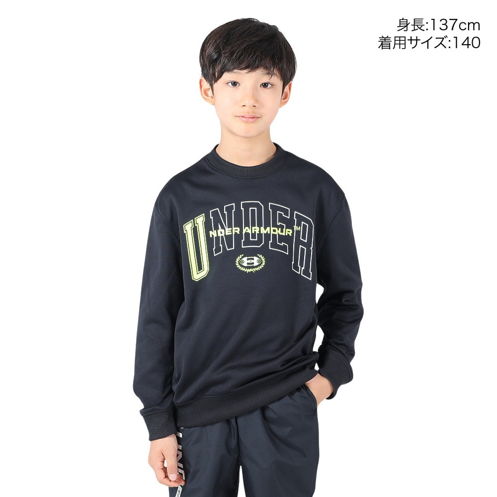 アンダーアーマー（UNDER ARMOUR）（キッズ）ジュニア アーマーフリース グラフィック クルー 1381175 001