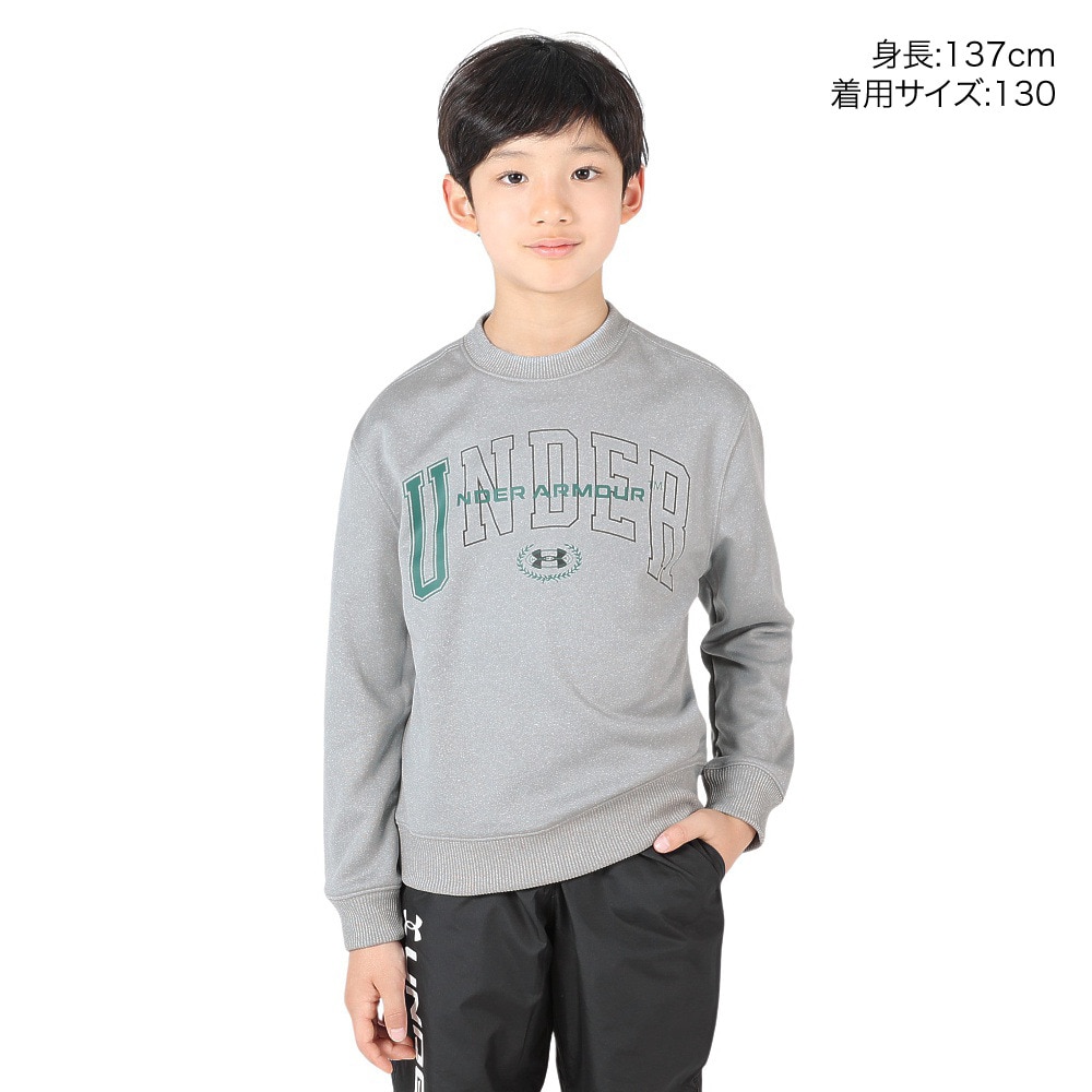 アンダーアーマー（UNDER ARMOUR）（キッズ）ジュニア アーマーフリース グラフィック クルー 1381175 035