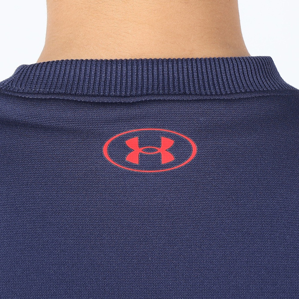 アンダーアーマー（UNDER ARMOUR）（キッズ）ジュニア アーマーフリース グラフィック クルー 長袖シャツ 1381175 410