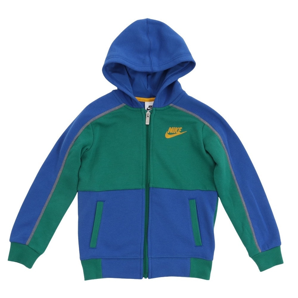 ナイキ（NIKE）（キッズ）ボーイズ NSW AMPLIFY FLC フルジップフーディ 86J795-U89