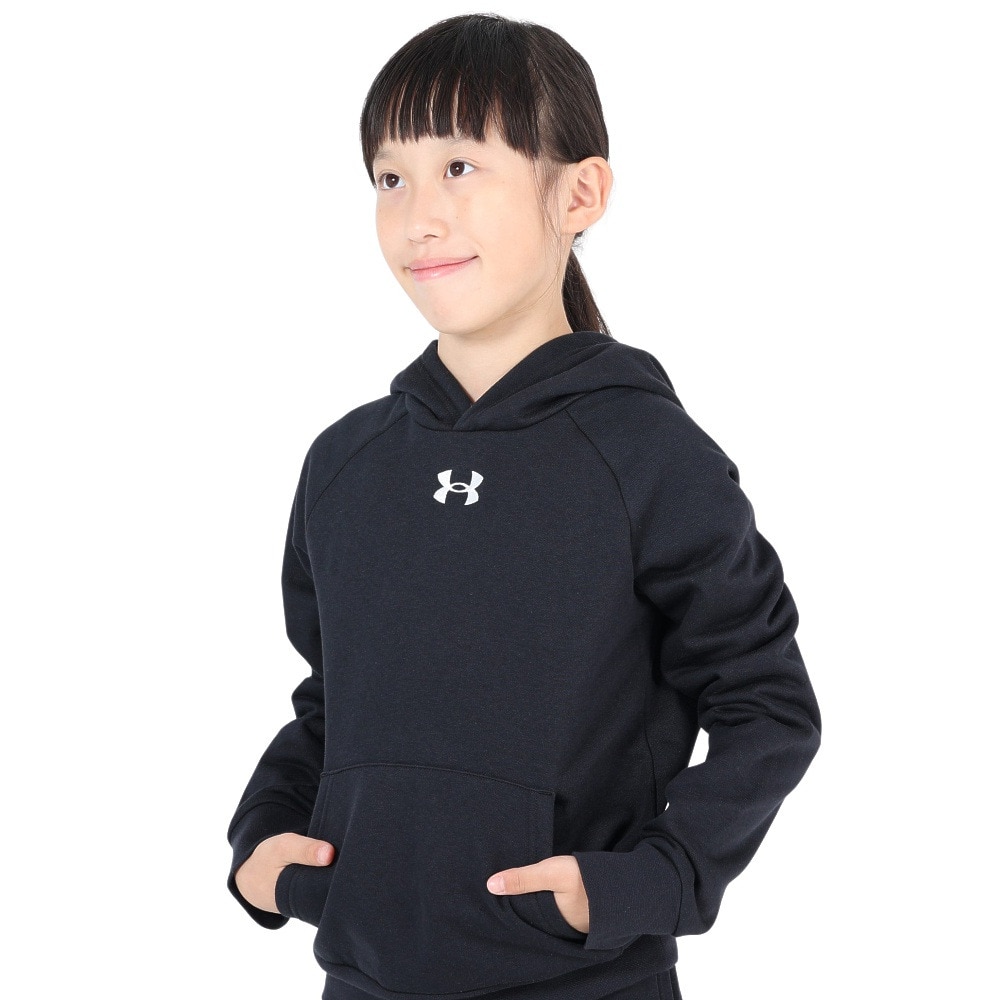 アンダーアーマー（UNDER ARMOUR）（キッズ）ジュニア ライバルフリース フーディー 1379792 001