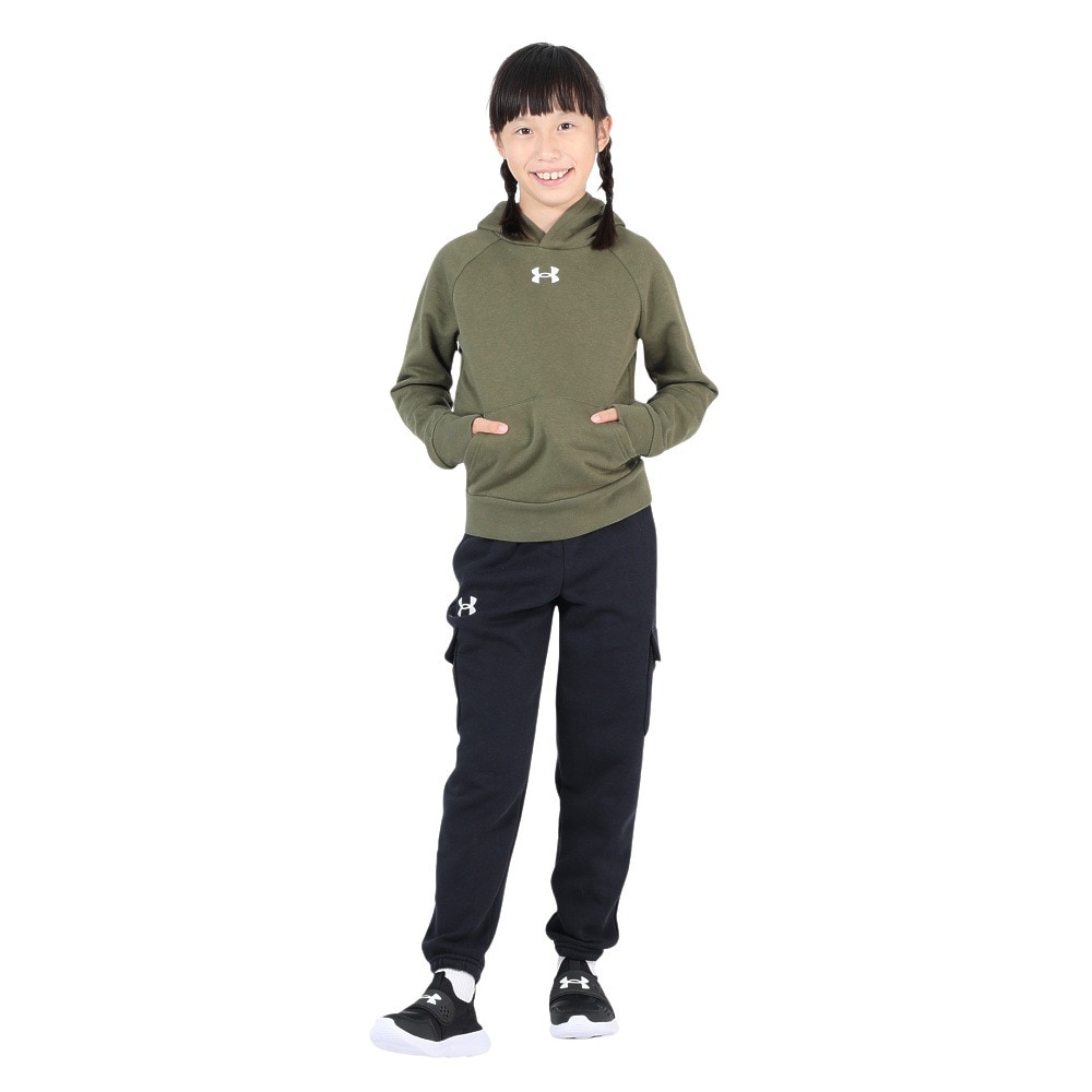 アンダーアーマー（UNDER ARMOUR）（キッズ）ジュニア ライバルフリース フーディー 1379792 390