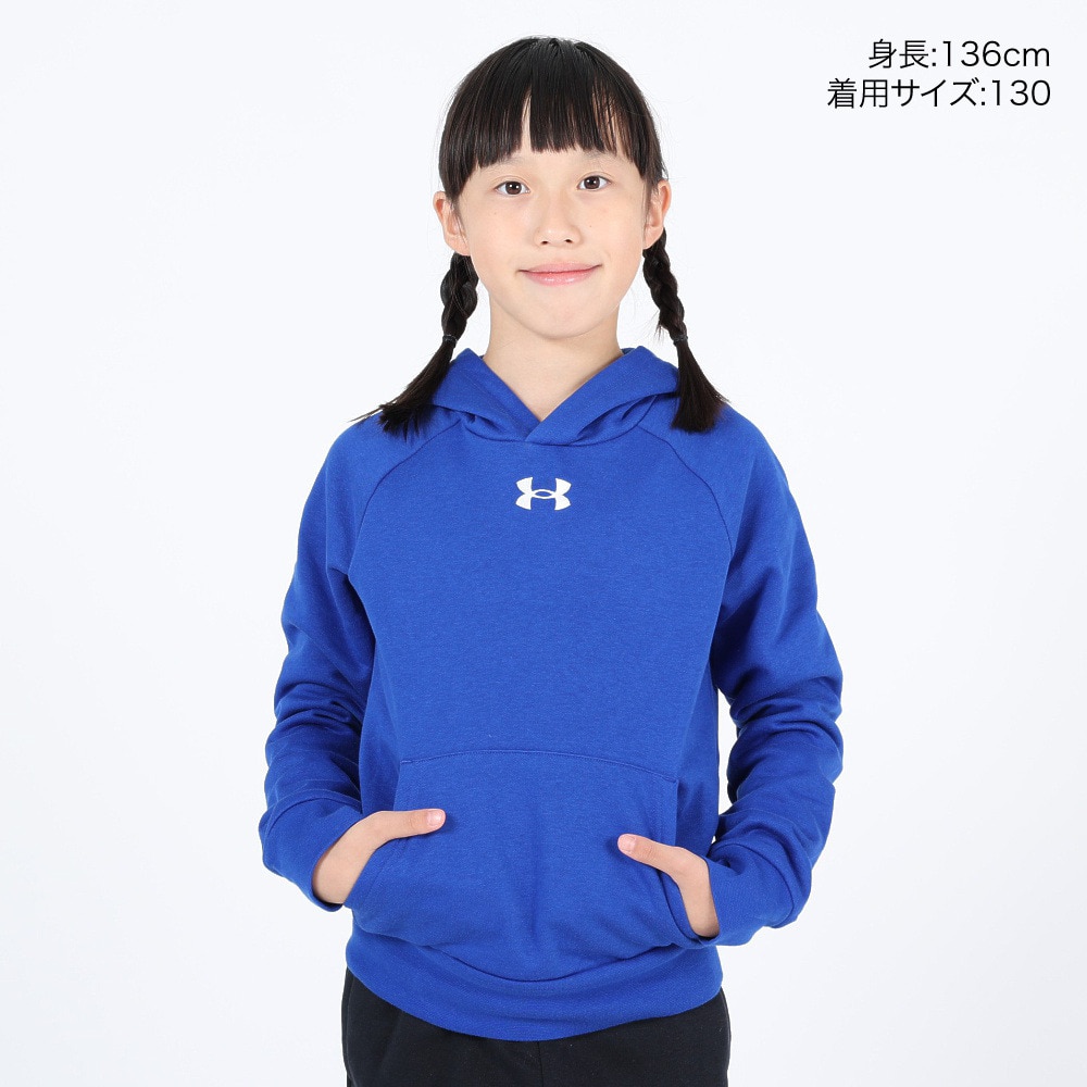 アンダーアーマー（UNDER ARMOUR）（キッズ）ジュニア ライバルフリース フーディー 1379792 400