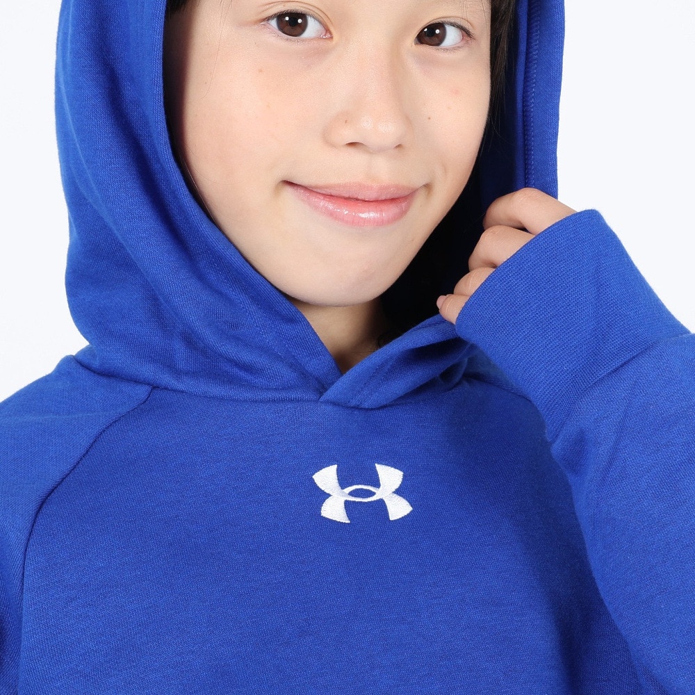 アンダーアーマー（UNDER ARMOUR）（キッズ）ジュニア ライバルフリース フーディー 1379792 400