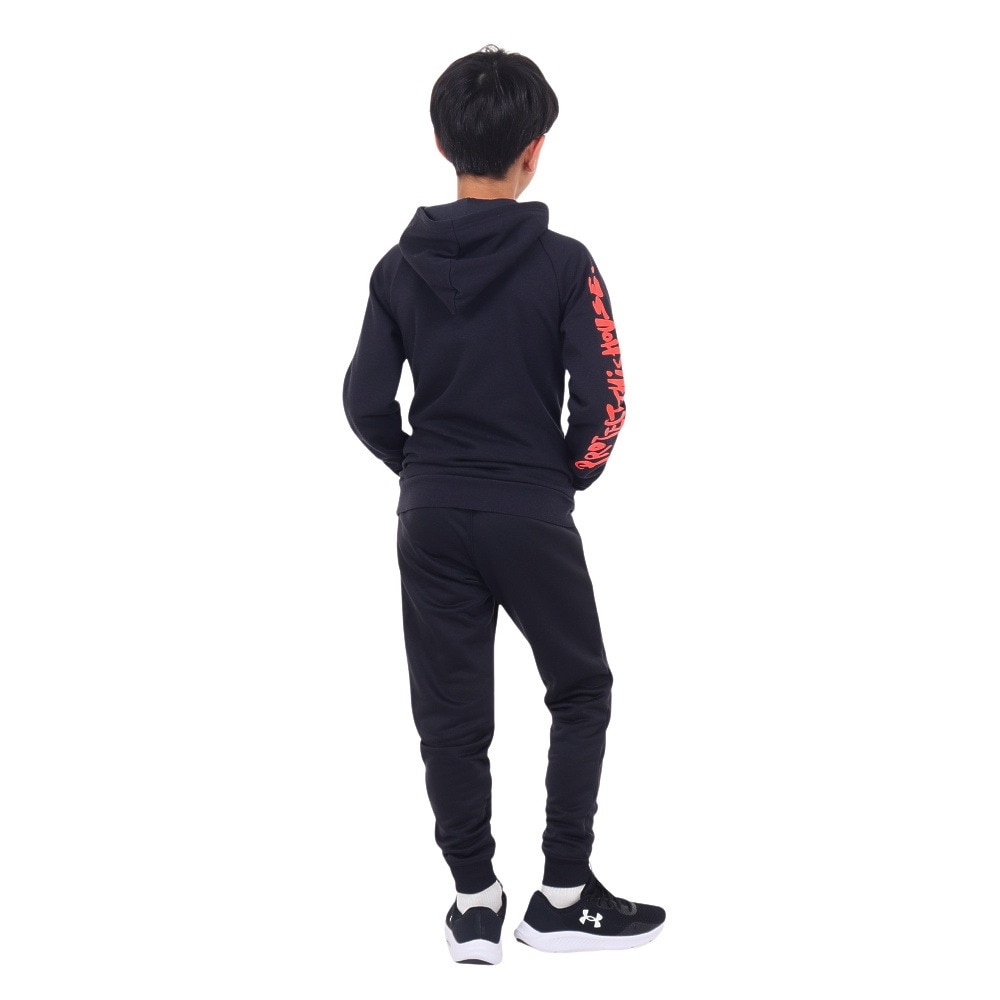 アンダーアーマー（UNDER ARMOUR）（キッズ）ジュニア ライバルフリース グラフィック フーディー 1379797 001