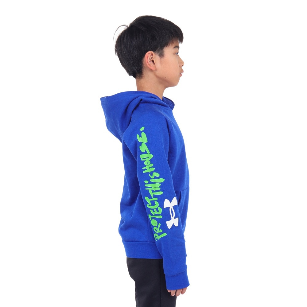 アンダーアーマー（UNDER ARMOUR）（キッズ）ジュニア ライバルフリース グラフィック フーディー 1379797 400