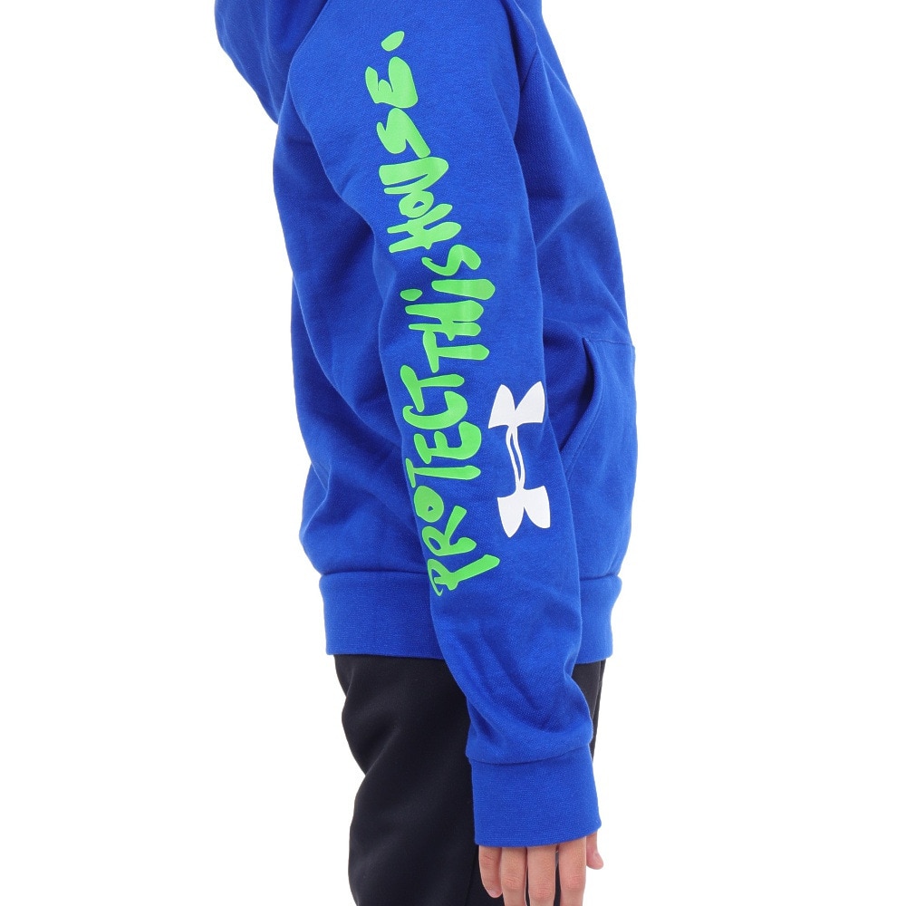 アンダーアーマー（UNDER ARMOUR）（キッズ）ジュニア ライバルフリース グラフィック フーディー 1379797 400