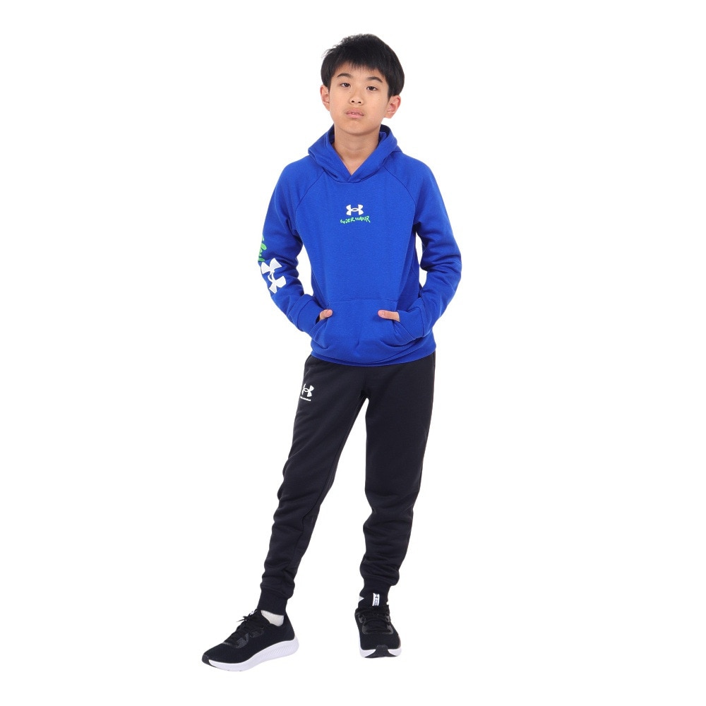 アンダーアーマー（UNDER ARMOUR）（キッズ）ジュニア ライバルフリース グラフィック フーディー 1379797 400