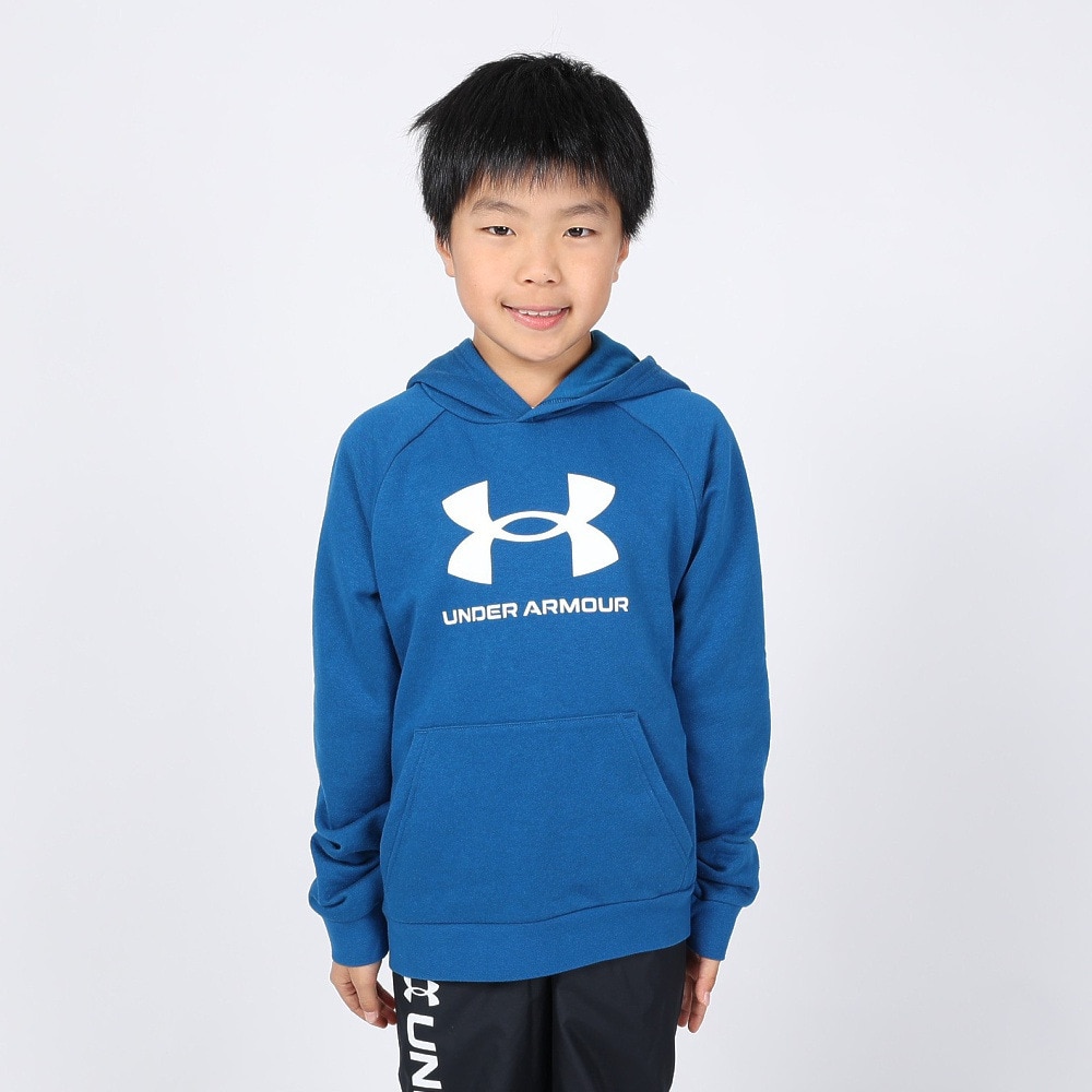 アンダーアーマー（UNDER ARMOUR）（キッズ）ジュニア ライバルフリース ビッグロゴ フーディー 1379791 426