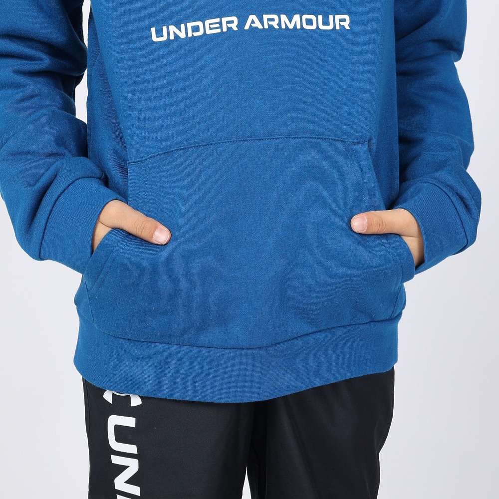 アンダーアーマー（UNDER ARMOUR）（キッズ）ジュニア ライバルフリース ビッグロゴ フーディー 1379791 426