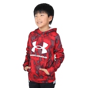 アンダーアーマー（UNDER ARMOUR）（キッズ）ジュニア アーマーフリース プリント ビッグロゴ フーディー 1381173 600