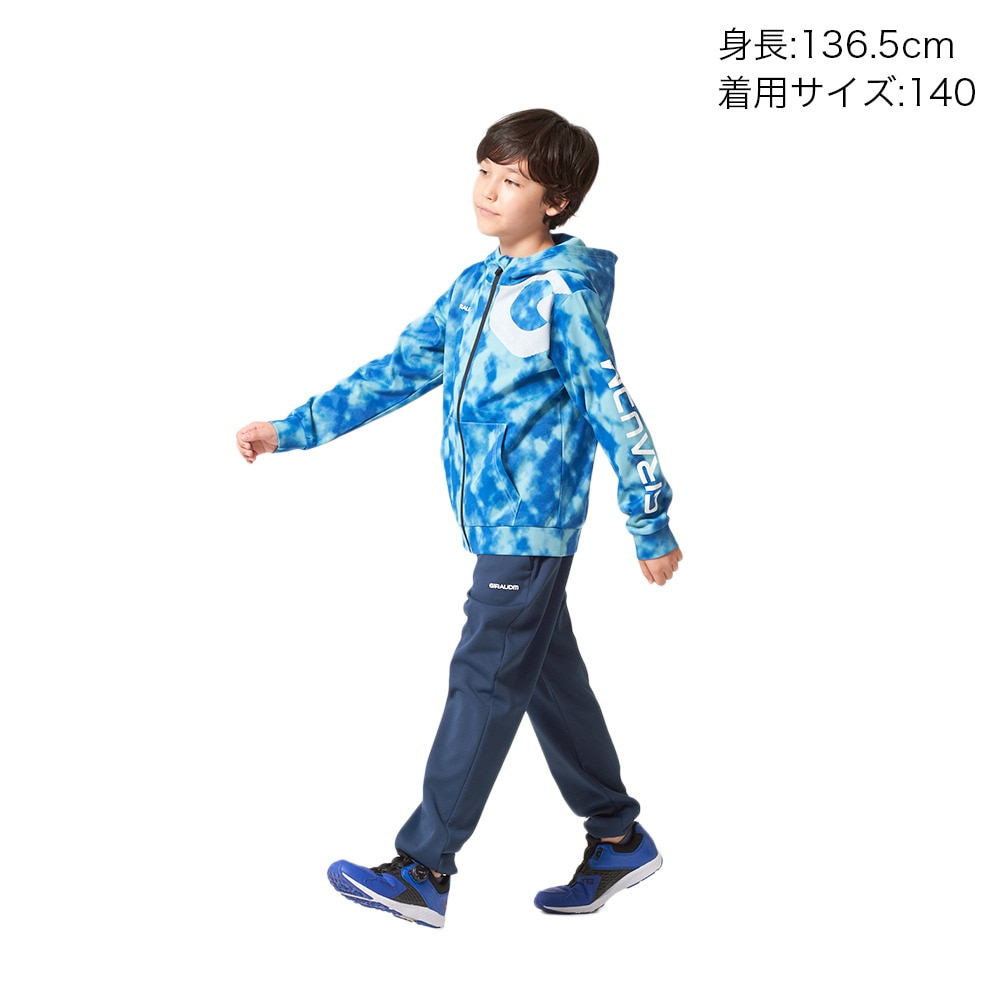 ジローム（GIRAUDM）（キッズ）ジュニア BRUSHED フリース ジャケット SW5F0017-TR862-GRDSH BLU